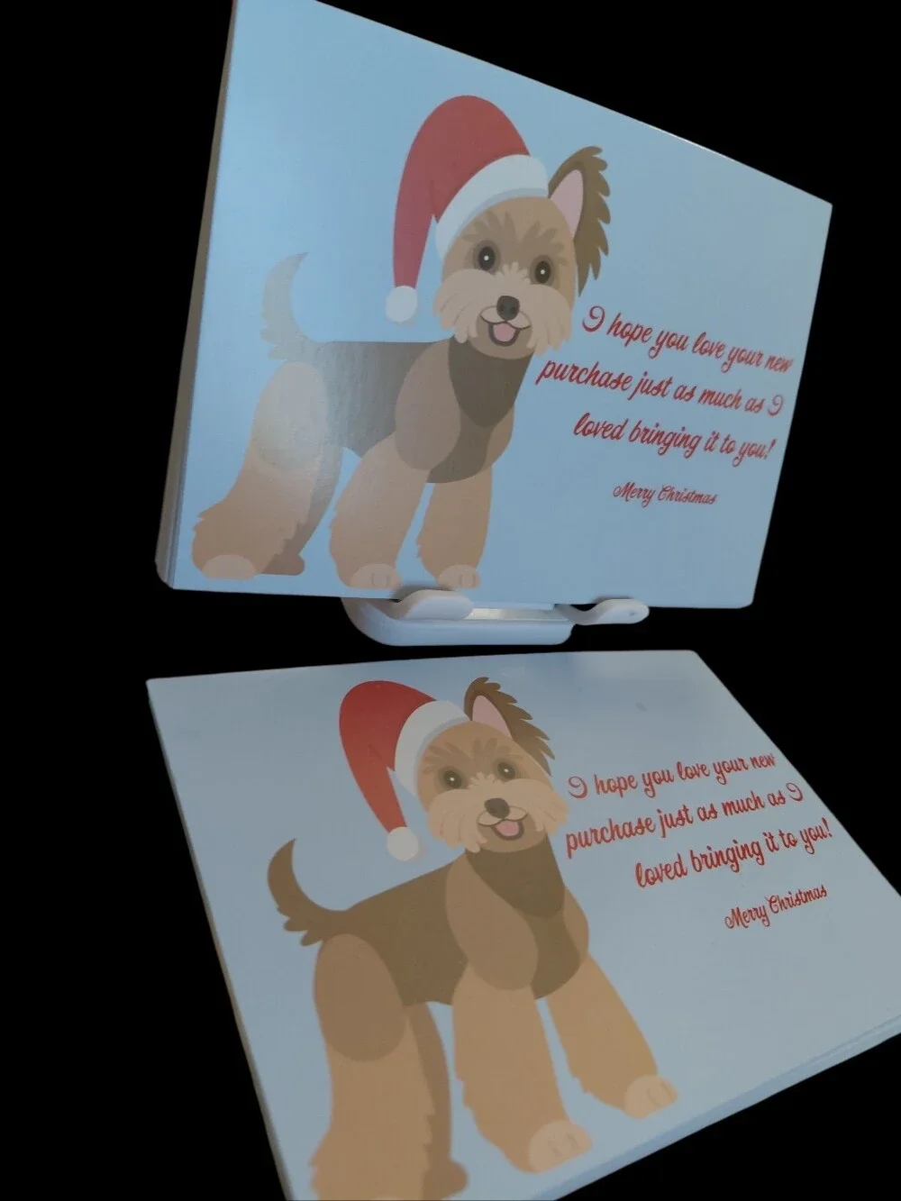 25ct. 4x6 Holiday Dog Thank You Cards -3 Random Polymailers ✨️PRICE FIRM✨️